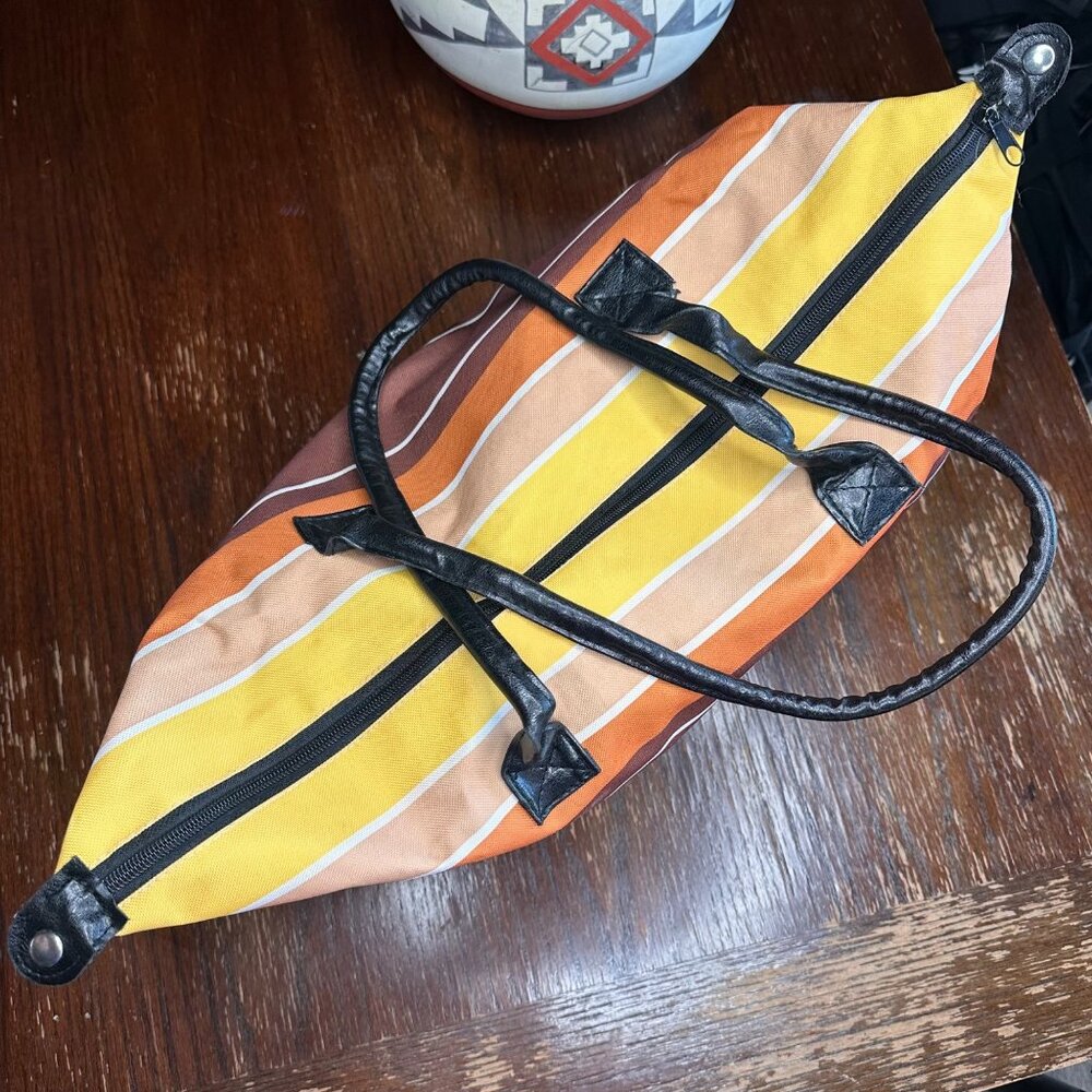 Sunset Colored Weekend Tote Lightweight Travel Bag